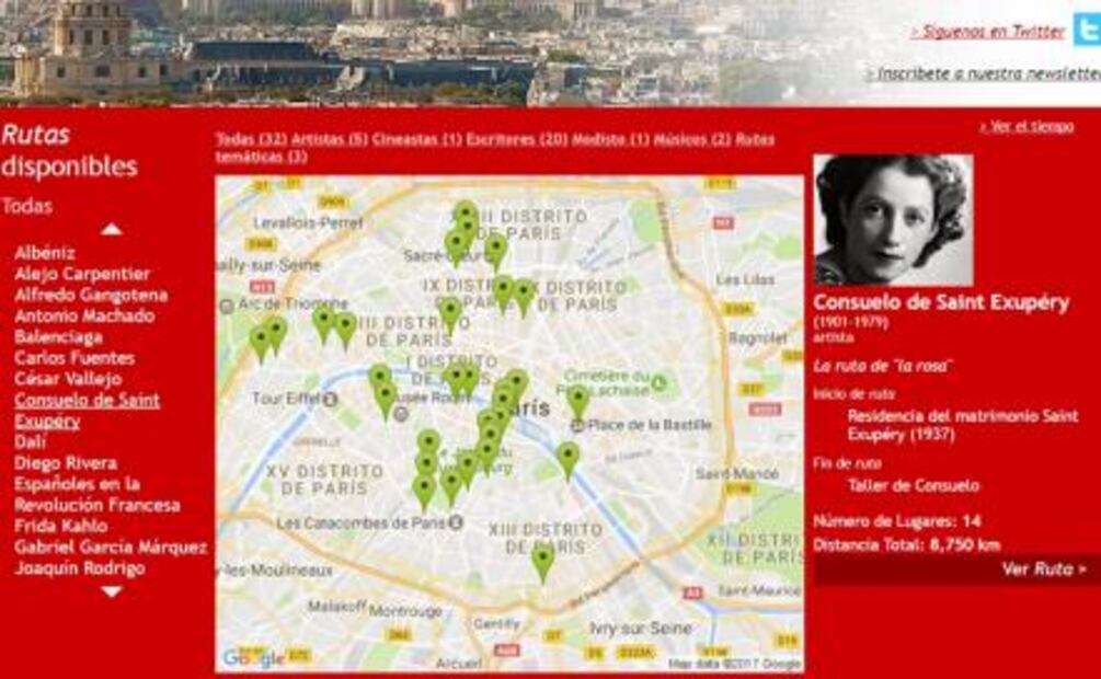 Musa de "El Principito" tiene su ruta en París