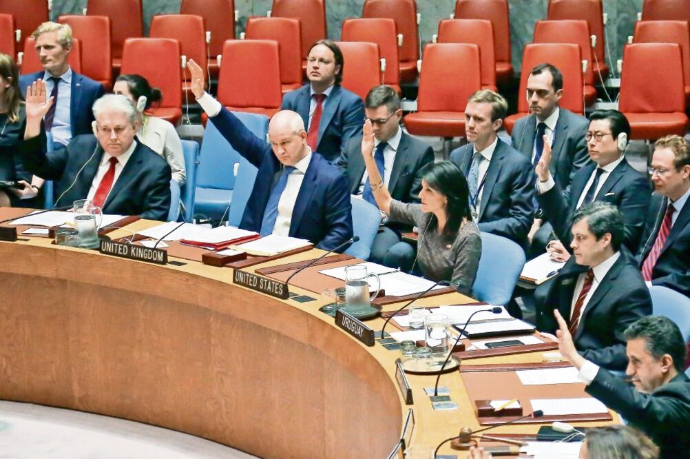 Votación unánime. Los 15 miembros del Consejo de Seguridad de la ONU avalaron aumentar las sanciones al régimen de Corea del Norte. (BEBETO MATTHEWS. AP)