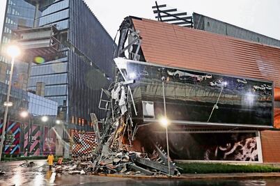 Tras derrumbe empiezan obras de mitigación de riesgo