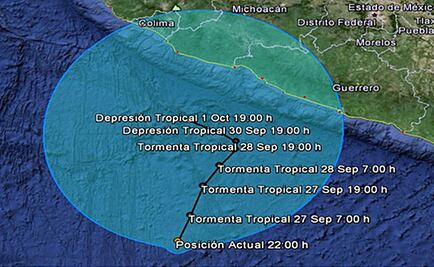 Se forma “Marty” en el Pacífico, alerta Conagua