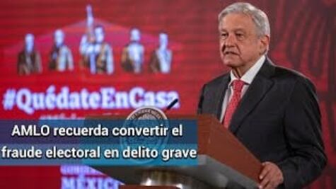 Dice AMLO que será “guardián” en elección de 2021 "para que no haya fraude"