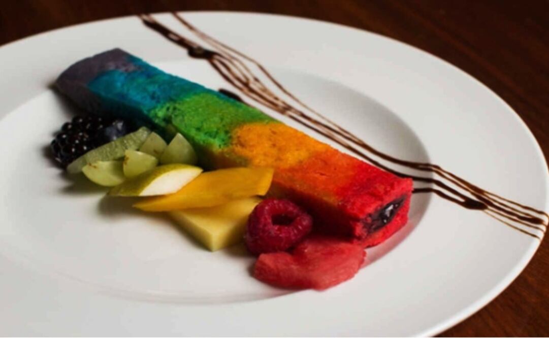 The rainbow tamal - Photo: Courtesy of María Tamales