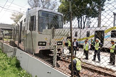 Se descarrila Tren Ligero por desperfecto mecánico  