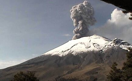 Se registra caída de ceniza en Tetela del Volcán