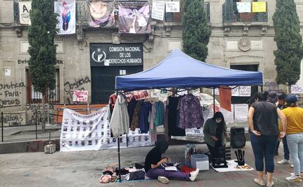 Alistan jornada cultural afuera de las instalaciones de la CNDH