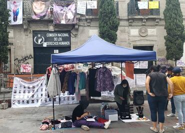 Alistan jornada cultural afuera de las instalaciones de la CNDH