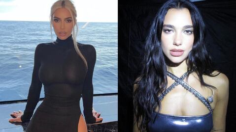 Dua Lipa y Kim Kardashian desfilan para Balenciaga en la Semana de Alta Costura