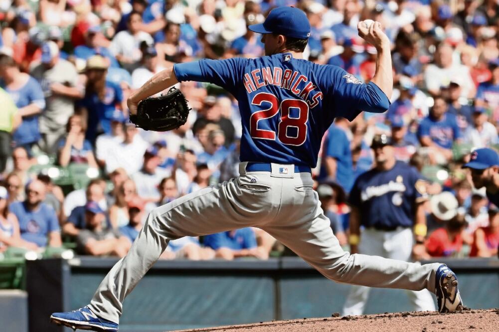 Kyle Hendricks mostró por qué es el líder de efectividad en Grandes Ligas (MORRY GASH. AP)