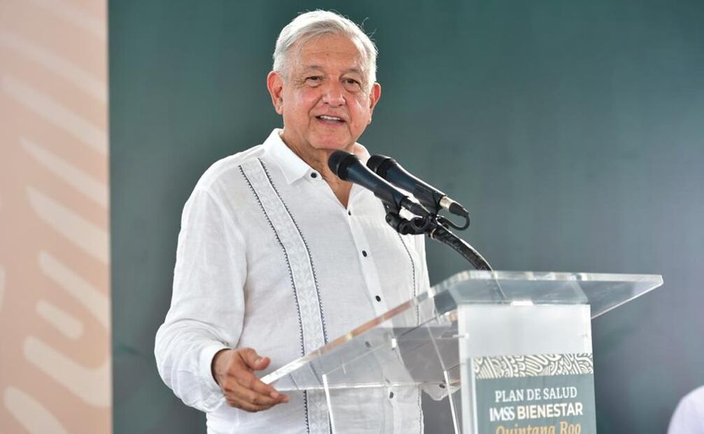 AMLO en supervisión de Plan de Salud del IMSS Bienestar en Quintana Roo. Foto: Especial