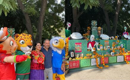 FIFA inaugura ofrenda en CDMX con las mascotas del Mundial 2026 como invitadas de lujo  