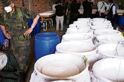 Sinaloa concentra decomisos de químicos