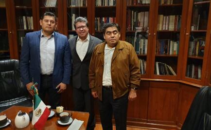 Reúne Ricardo Monreal a Alejandro Armenta y Miguel Barbosa 