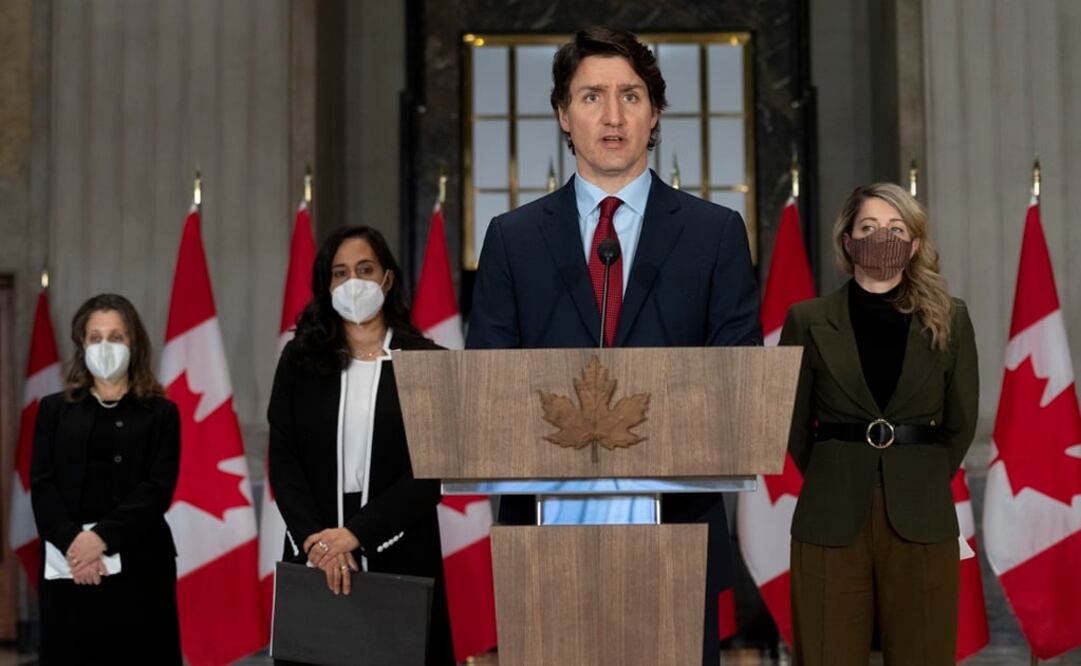 Primer ministro canadiense Justin Trudeau.  Foto: AP 