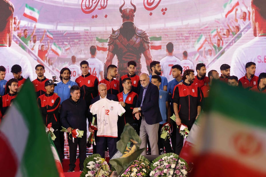 Despedida de la selección de Irán, rumbo al Mundial de 2026 - Foto: AFP