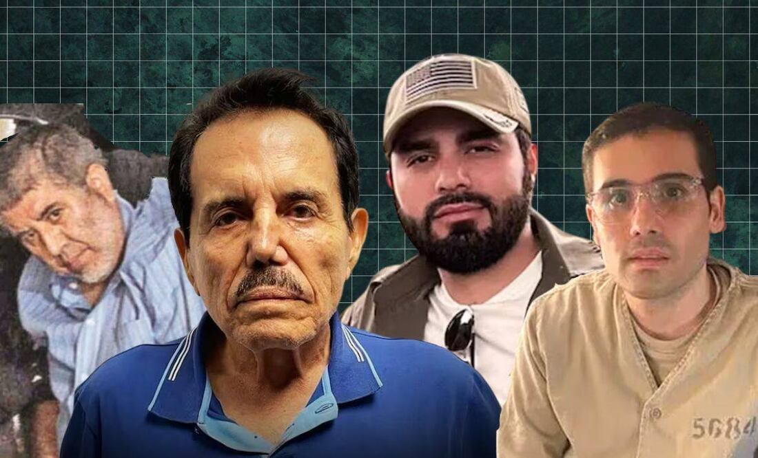Ismael "El Mayo" Zambada, Vicente Carrillo Fuentes “el Viceroy”, Dámaso López Serrano el “Mini Lic” y Ovidio Guzmán López "Ratón", narcotraficantes informantes. Foto: Especial