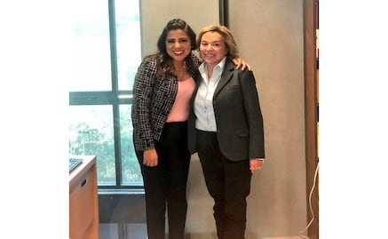 Elba Esther Gordillo se reúne con delegada de SRE en Veracruz