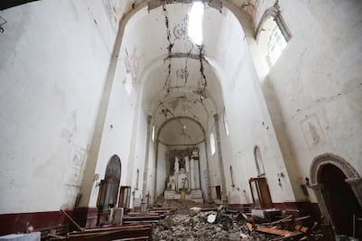 Destrucción en la Ruta de los Conventos