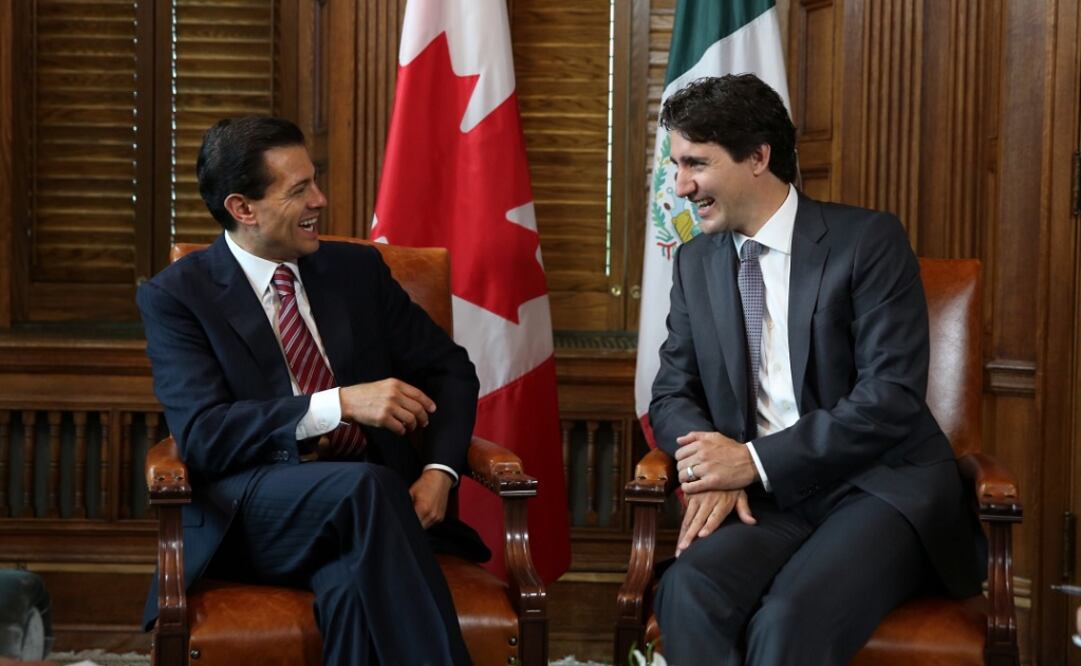 President Peña Nieto is in Canada to attend the North American Leaders' Summit. (Photo: Taken from Twitter @JustinTrudeau) 
