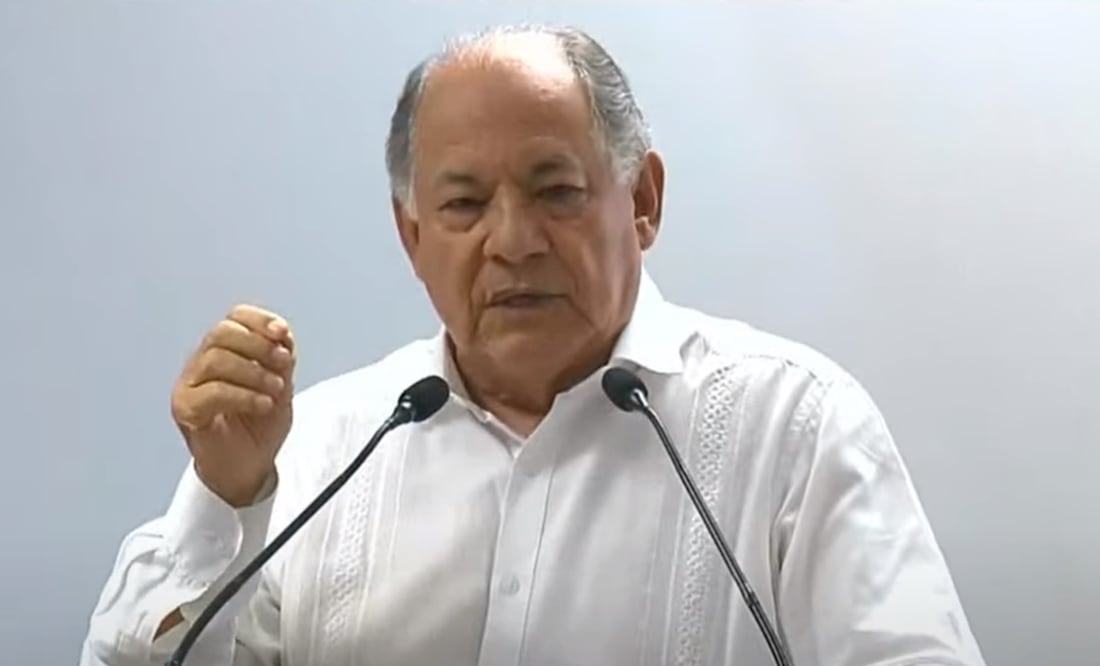El diputado Juan Ramiro Robledo participó en Veracruz en el foro sobre la reforma al Poder Judicial. Foto: Captura