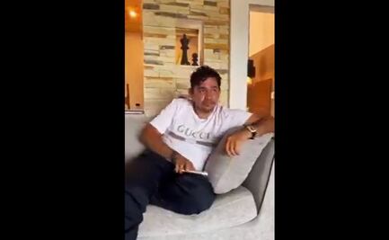 Con reloj de 40 mil dólares y playera Gucci, "El Fresa" hizo video sobre Totolapan