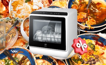 ¿Odias lavar los platos? Este mini lavavajillas es barato, cabe en cualquier rincón y gasta menos agua