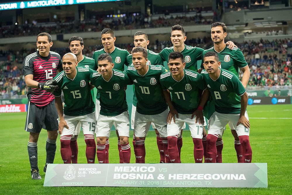 Imago7. Jugadores de la Selección Mexicana durante un juego ante la Selección de Bosnia