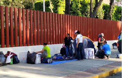 CNTE empieza a levantar campamento de San Lázaro