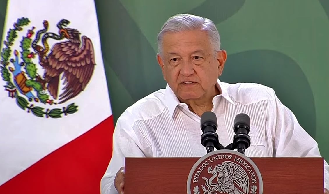 López Obrador dijo: “No estoy de acuerdo con esa reforma, no creo que deba de embargarse el salario de los trabajadores". Foto: tomada de video