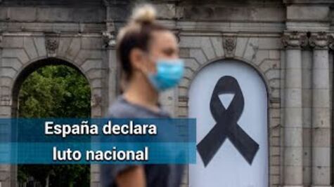 España declara 10 días de luto para honrar a muertos por Covid-19