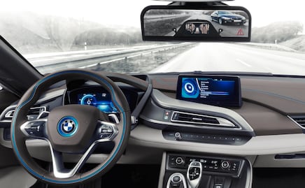 BMW desarrolla un nuevo espejo retrovisor inteligente