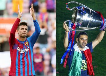 Gerard Piqué se desvive en elogios para Rafa Márquez: “Le aprendí mucho, era de los mejores”