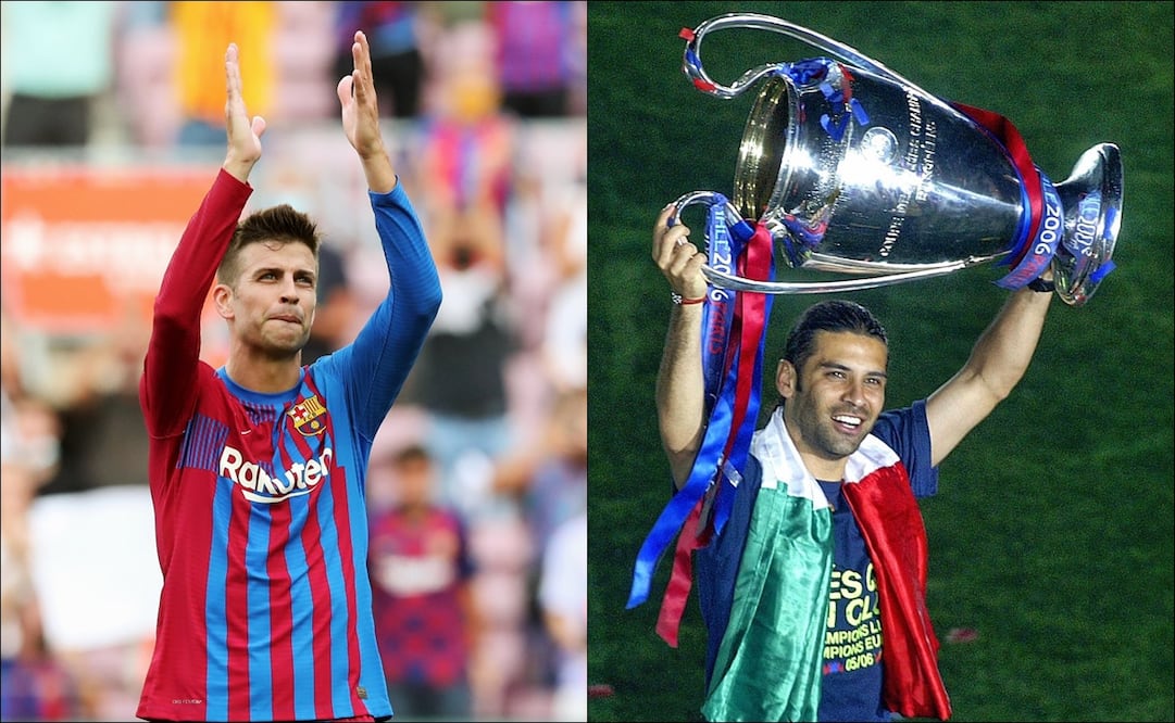 Gerard Piqué llenó de elogios a Rafa Márquez porque “le aprendí mucho, era de los mejores” / FOTO: ESPECIAL