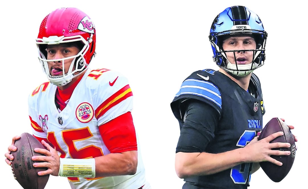 Las casas de apuesta en Las Vegas marcan a Lions de Detroit y Chiefs de Kansas City. FOTOS: GREGORY SHAMUS Y JOE SARGENT. AFP