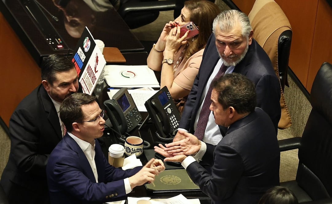 Última sesión extraordinaria de la Cámara de Senadores. Foto: Berenice Fregoso/ EL UNIVERSAL