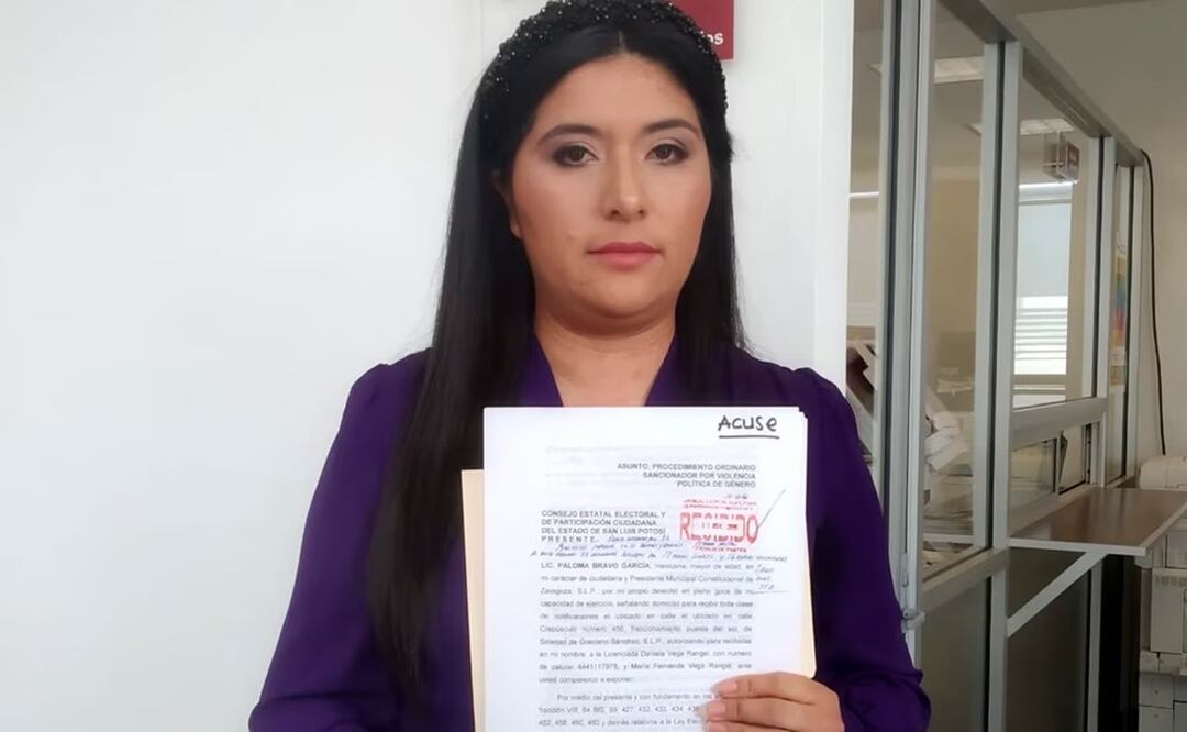 25N: Testimonio de Paloma Bravo, sobreviviente de la violencia política en razón de género. Foto: el Universal SLP