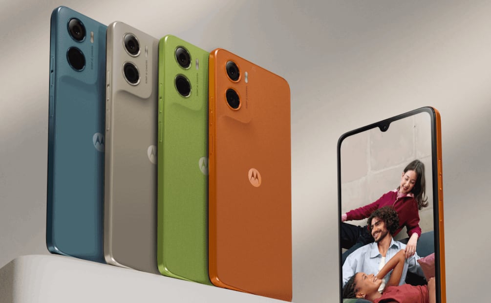 El Motorola G06 te permite usar dos líneas telefónicas a la vez. Foto: Motorola