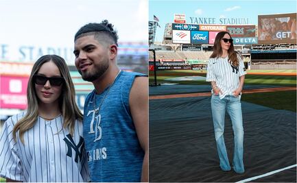 Belinda se roba todas las miradas en las Grandes Ligas; visitó el Yankee Stadium