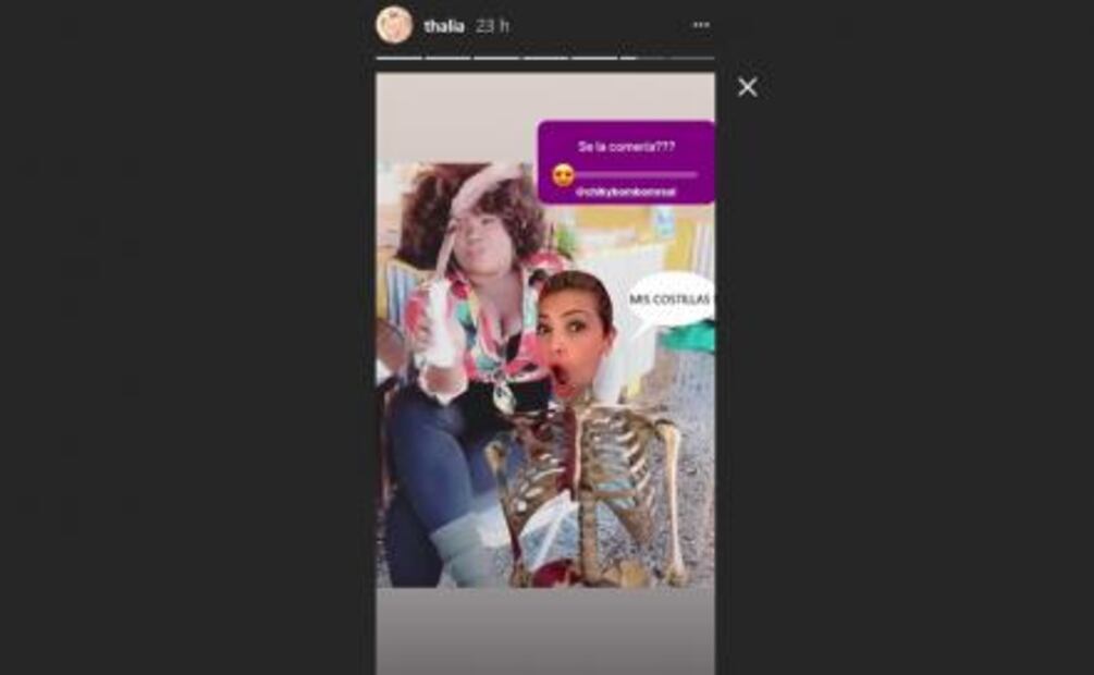 Thalía encuentra su "costilla perdida"