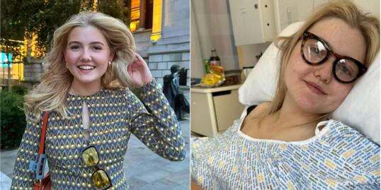 Una joven de 23 tenía fuertes cólicos; le encontraron un tumor del tamaño de una naranja