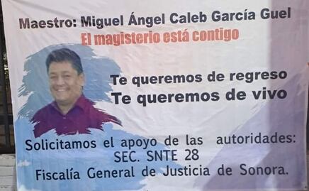Desaparece maestro de secundaria, Miguel Ángel Caleb en Sonora; se dirigía a dar clases pero nunca llegó