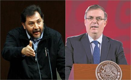 ¿Cienfuegos regresó en jet privado?, pregunta Noroña y Ebrard le responde
