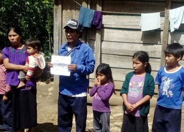 Retornan 20 familias indígenas desplazadas en Chiapas