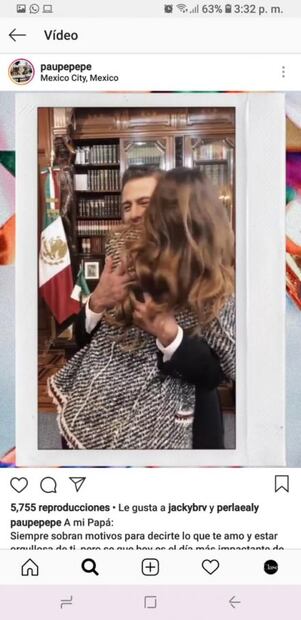 Paulina Peña escribe carta a su papá