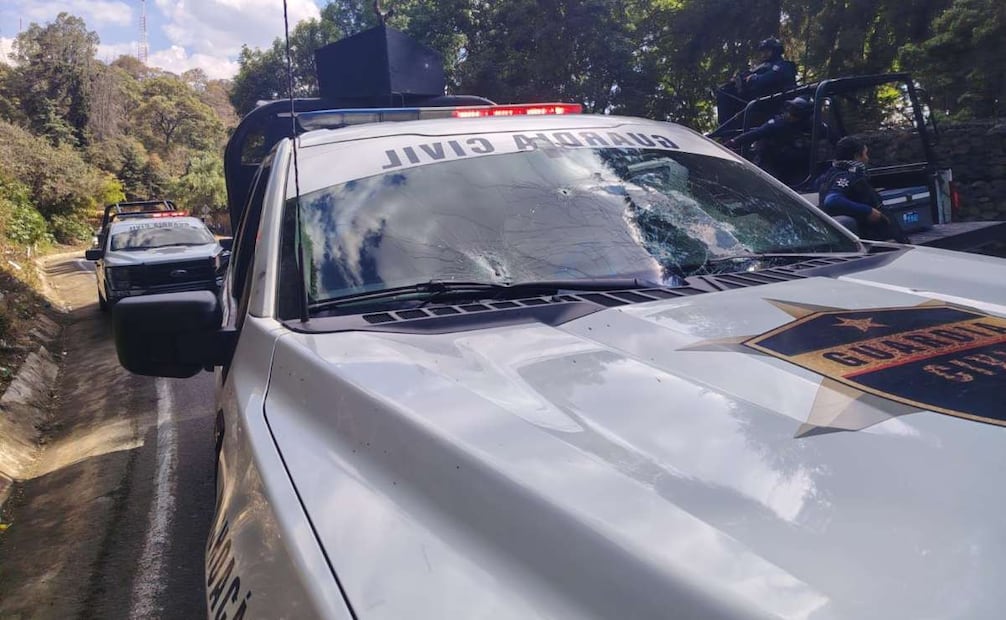 Ataque del CJNG a Guardia Civil deja un elemento lesionado. Fotos: Especiales.