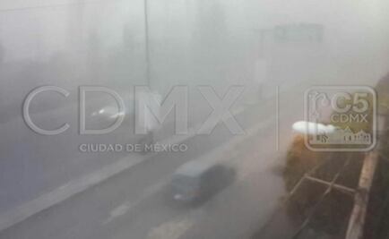 Niebla complica visibilidad en AICM y en la México- Puebla