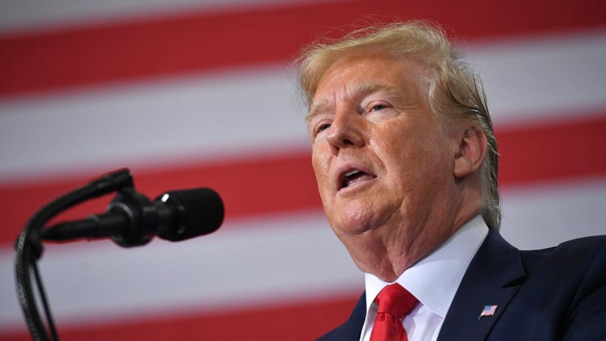 El presidente Donald Trump ha sido acusado de tener actitudes y hacer comentarios racistas. Foto: AFP 