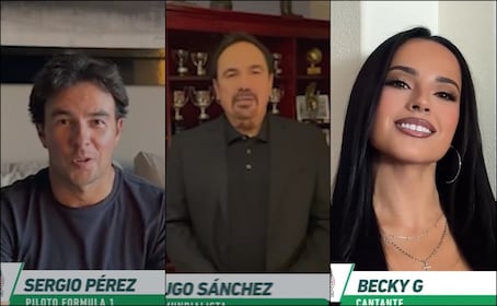 Hugo Sánchez, Becky G, Checo Pérez y otras personalidades presentan lista del Tri: "Somos México"  