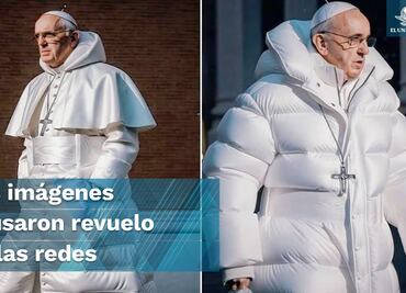 ¡Ni el Papa Francisco se escapa! Crean imágenes del pontífice con IA y surgen memes