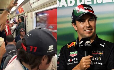 VIDEO: Usuarios del Metro de la CDMX canta en apoyo a Checo Pérez