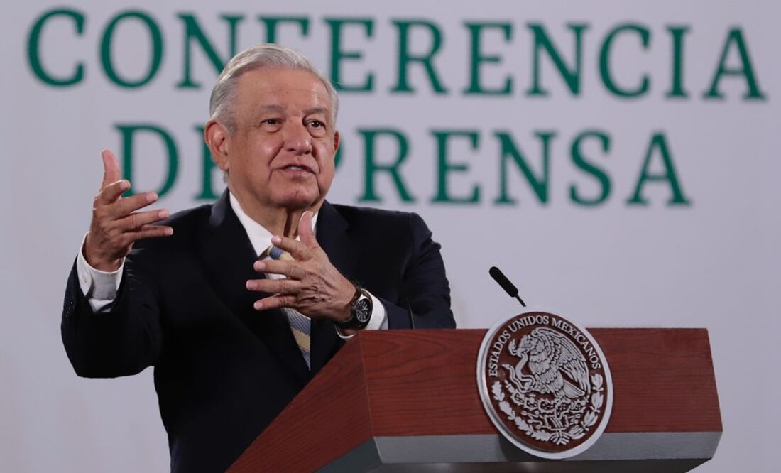 “No es que se esté pagando mal a los trabajadores. Tienen todas sus prestaciones y tienen sus sueldos justos”, dijo el Presidente. Foto: Berenice Fregoso / EL UNIVERSAL